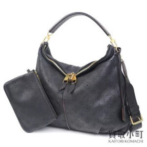 Louis Vuitton Selene Monogram Mahina Noir Black Perforation Black Leather